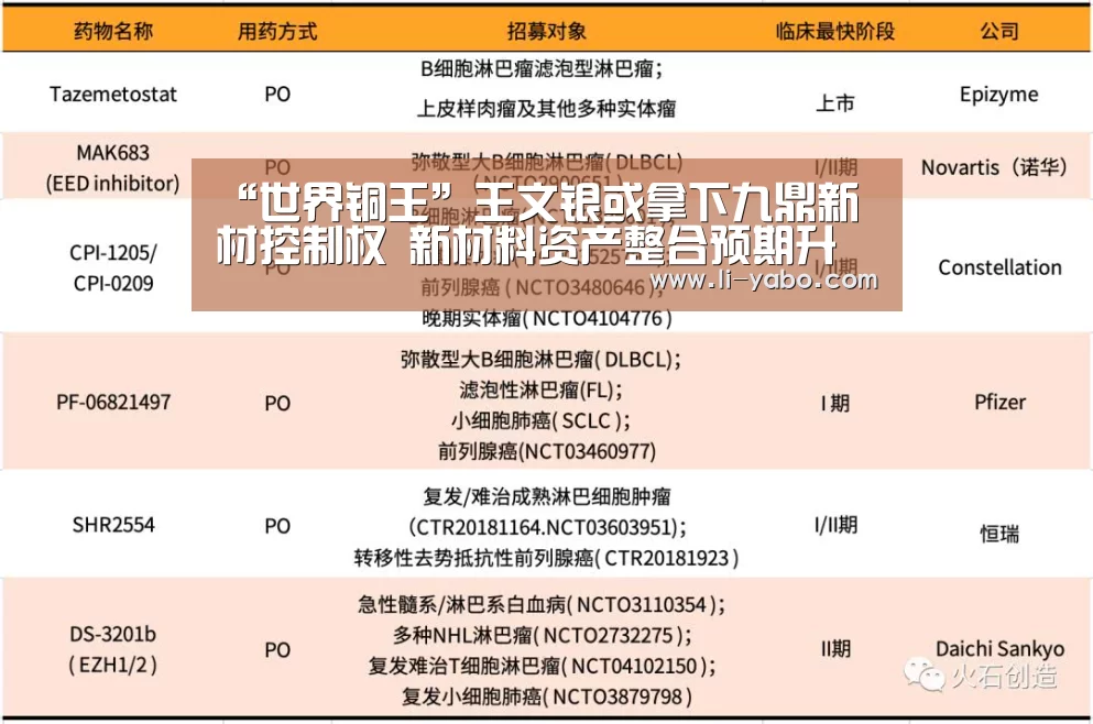 “世界铜王”王文银或拿下九鼎新材控制权 新材料资产整合预期升温-亚博app(图3) 亚博官网